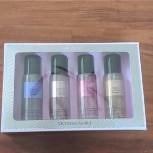 New Victoria Secret Body Fragrance Shimmer Mists Gift Set
